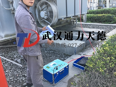 雲南文山110KV化工廠主變介質損耗測試現場