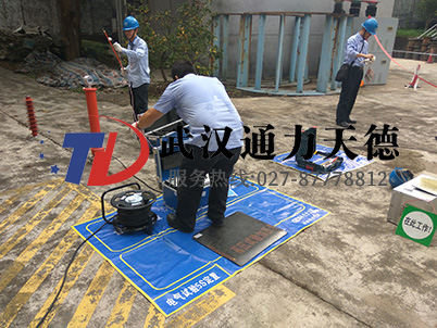東莞供水公司智能直流高壓發生器試驗現場