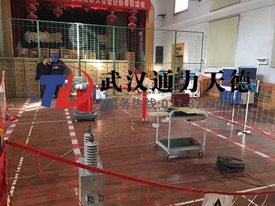 甘肅張掖供電公司（sī）電流（liú）互感器無局放（fàng）試驗現場